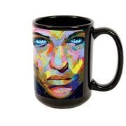 Black 15oz Mug color changing