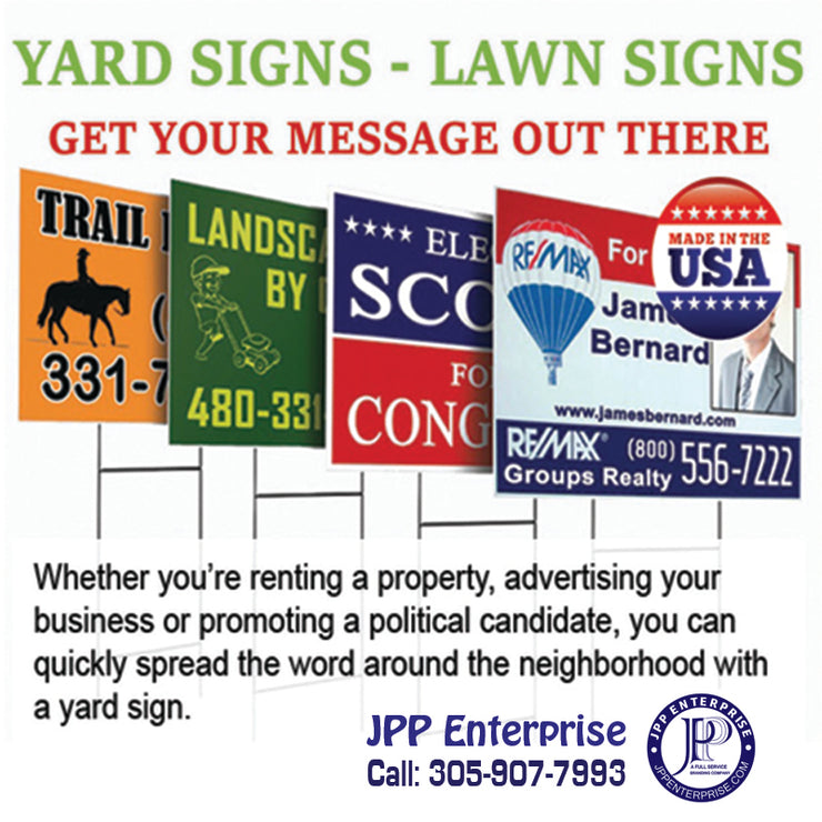 yard signs/Political signs