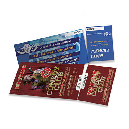 Event tickets (call for prices)